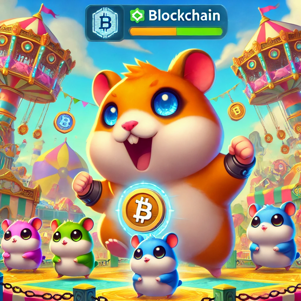 Hamster Kombat game showing digital hamsters in a battle